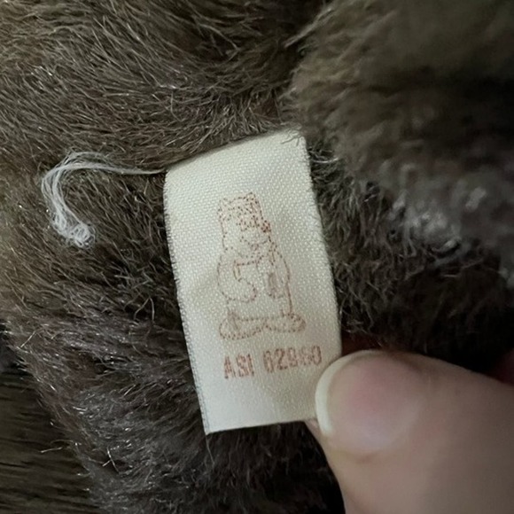 Vintage‎ ASI Two Tone Brown Bear Plush - Picture 4 of 6